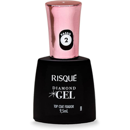 Imagem da oferta Risqué Top Coat Fixador Diamond Gel Cremoso - 9 5 ml