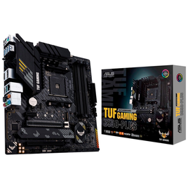 Imagem da oferta Placa-Mãe Asus TUF Gaming B550M-PLUS AMD AM4 mATX DDR4 M.2 Aura para fita RGB - 90MB14A0-C1BAY0