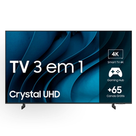 Imagem da oferta Smart TV 70" Samsung Crystal UHD 4K 3 HDMI 2 USB Bluetooth Wi-Fi Gaming Hub Tela sem limites Alexa built in - UN70CU8000GXZ