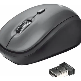 Imagem da oferta Mouse sem Fio Preto Trust Micro USB Yvi 2.4ghz 1600dpi