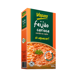 Imagem da oferta Feijão Carioca Cozido no Vapor Vapza 250g