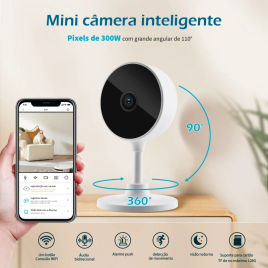 Imagem da oferta Mini Câmera de Segurança Interna Wifi Tuya