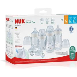 Imagem da oferta NUK Kit Starter Mamadeiras E Bicos Anticólica Essence Smart Flow 150 E 270Ml - Branco