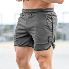 Imagem da oferta Calções Esportivos de Fitness Respiráveis Correndo Calças Quick Dry Slim Training Verão Nov
