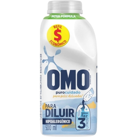 Imagem da oferta Sabão Líquido Refil Omo Puro Cuidado Refil - 500ml