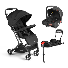 Imagem da oferta Combo Baby Carrinho Compacto 0-15 Kg Oppa Bebê Conforto e Base Isofix Para Bebês Conforto Litet - BB295K