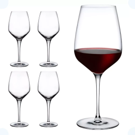 Imagem da oferta Kit 4 Taça De Vinho Tinto Grande Resistente A Impacto 510ml