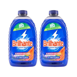 Imagem da oferta Kit Sabão Líquido Brilhante Limpeza Total - 3L Cada 2 Unidades