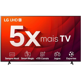 Imagem da oferta Smart TV 55" 4K LG UHD ThinQ AI 55UR8750PSA HDR Bluetooth Alexa Google Assistente Airplay2 3 HDMI