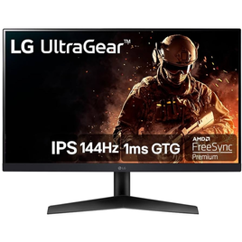 Imagem da oferta Monitor Gamer LG Ultragear 24'' FHD 144hz 1ms Ips HDMI e Displayport 99% SRGB HDR Freesync Premium VESA - 24GN60R-B.AWZM