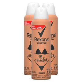 Kit 4 Desodorantes Antitranspirante Rexona Bang by Anitta 150ml cada -  AliExpress