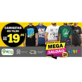 Imagem da oferta Seleção de Camisetas por R$19,95