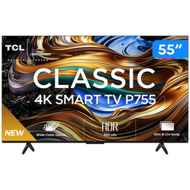 Imagem da oferta Smart TV 55'' LED TCL 55P755 Wi-Fi Bluetooth 3 HDMI 1 USB