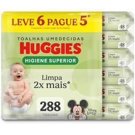 Imagem da oferta Lenços Umedecidos Huggies Max Clean - 288 Lenços