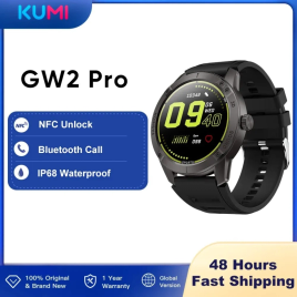 Imagem da oferta Smartwatch KUMI GW2 Pro com Ligações Ppr Bluetooth Monitor de Batimentos Pressão Arterial e Oxigênio no Sangue a P