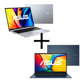 Imagem da oferta Notebook ASUS VivoBook 16 X1605ZA-MB445W Transparent Silver + Notebook ASUS Vivobook 15 X1504ZA-NJ931 Quiet Blue