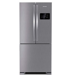 Imagem da oferta Refrigerador French Door Brastemp de 3 Portas Frost Free Side Inverse com 554L Inox - BRO85AK
