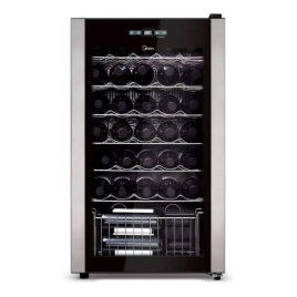 Imagem da oferta Adega De Vinhos Climatizada Midea 34 Garrafas 220V