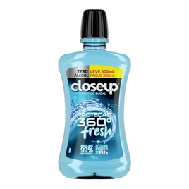 Imagem da oferta Antisséptico Bucal Closeup Ice Proteção 360º sem Álcool 500ml