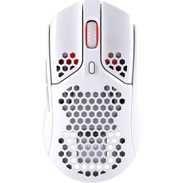 Imagem da oferta Mouse Gamer Sem Fio HyperX Haste 16000 DPI 6 Botões Branco - 4P5D8AA