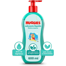 Imagem da oferta HUGGIES Sabonete Líquido Huggies Extra Suave - 600Ml