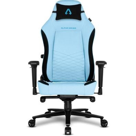 Imagem da oferta Cadeira Gamer Alpha Gamer Alegra Fabric Até 150 kg Apoio de Braço 4D Mecanismo Frog Apoio Lombar Ajustável Azul - AGA