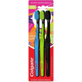 Imagem da oferta Colgate Escova Dental Colgate Ultra Soft 3 Unidades (Cores Sortidas)