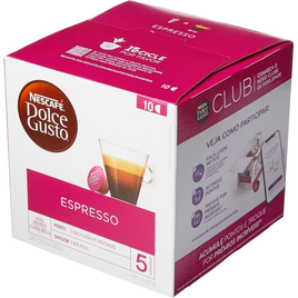 Imagem da oferta 2 Caixas de Cápsulas de Café Nescafe Dolce Gusto Espresso - 10 Unidades Cada