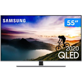 Imagem da oferta Smart TV 4K QLED 55 Samsung Q70TA Wi-Fi Bluetooth