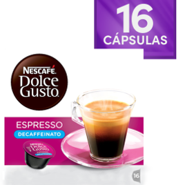 Imagem da oferta Capsulas de Café Nescafé Espresso Decaffeinato - 16 Unidades