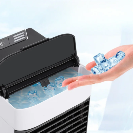 Imagem da oferta Mini Ar Condicionado Portátil Arctic Com Luz de Led Air Cooler Umidificador Climatizador