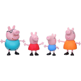 Imagem da oferta Kit Peppa Pig 4 Figuras - Peppa e a Família Pig para Crianças a Partir de 3 Anos - F2190 - Hasbro multicolorido