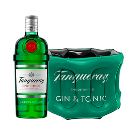 Imagem da oferta Combo Gin Tanqueray London Dry 750ml + Balde Inflável 4L