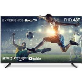 Imagem da oferta Multilaser - Smart TV FHD 43 DLED Wi-fi MultiExperience Roku Multi - TL056EX