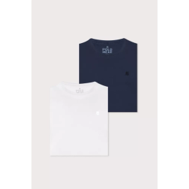Imagem da oferta Kit 2 Camisetas 100% Algodão Polo Wear Sortido - Masculinas