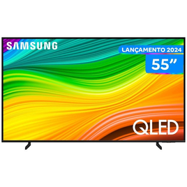 Imagem da oferta Smart TV 55" 4K UHD QLED Samsung QN55Q60DAGXZD VA Wi-Fi Bluetooth com Alexa 3 HDMI 2 USB