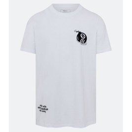 Imagem da oferta Camiseta Relaxed em Algodão com Estampa Bola 8