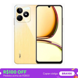 Imagem da oferta Smartphone Realme C53 128GB 6GB RAM Aparelho Celular 4G (Versão Global) - Champion Gold