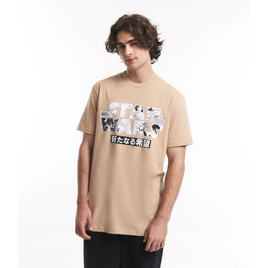 Imagem da oferta Camiseta Comfort em Meia Malha com Estampa Star Wars e Japonismo