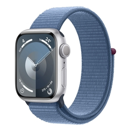 Imagem da oferta Apple Watch Series 9 Caixa Prateada de Alumínio 41mm Pulseira Loop Esportiva GPS