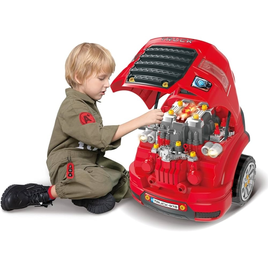 Imagem da oferta Mega Motor Truck Brinquedo Infantil Oficina De Motor Monta e Desmonta