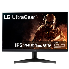 Imagem da oferta Monitor Gamer LG Ultragear 23,8 Full HD 144Hz 1MS HDMI DP IPS HDR Freesync Premium Preto - 24GN60R-B