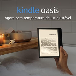 Imagem da oferta eReader Amazon Kindle Oasis 32GB com Temperatura de Luz Ajustável