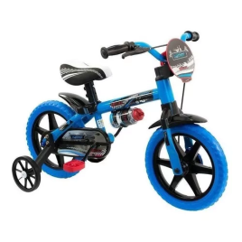 Imagem da oferta Bicicleta de passeio infantil Nathor Azul Aro 12 Veloz freio tambor e com rodas de treinamento - R$ 197,79