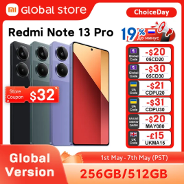 Imagem da oferta Xiaomi-Smartphone Redmi Note 13 Pro Versão Global 4G MTK Helio G99-Ultra Display AMOLED de 667 \