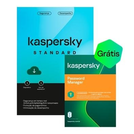 Imagem da oferta Kaspersky Standard + Kaspersky Password Manager 1 Dispositivo 1 Ano Digital para Download - KL1058KDAFS