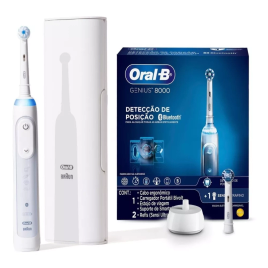 Imagem da oferta Escova Dental Elétrica Genius 8000 Com 2 Refis Bivolt Oral-b