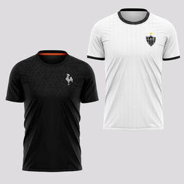 Imagem da oferta Kit de 2 Camisas Atlético Mineiro Preto