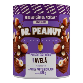 Imagem da oferta Suplemento em Pasta DR Peanut Power Cream Proteínas Power Cream Sabor Avelã em Pote de 650g