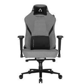 Imagem da oferta Cadeira Gamer Phenix Alpha Gamer Até 150Kg 2x Almofadas Reclinável Braços 4D - AGPHENIX-F-GRY-BK